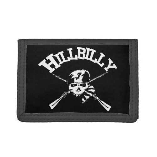 Hillbilly Crossbones Tri_fold Wallet