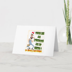 Hillbilly Festive as it gets Holiday Card