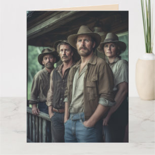 HILLBILLY HILLBILLIES FUNNY BIRTHDAY GREETING CARD