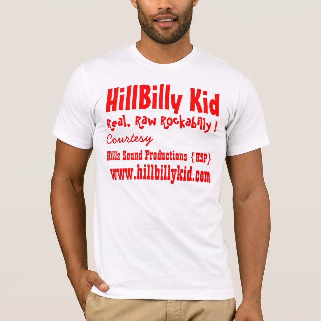 HillBilly Kid Plain T-Shirt (Front)