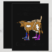Hillbilly Motorcycle Funny Cow Gift For Bikers (Front/Back)