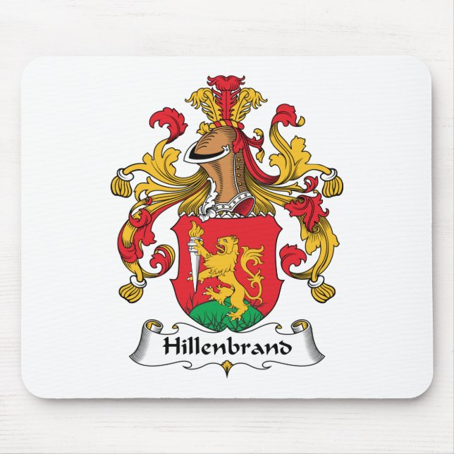 Hillenbrand Family Crest Mouse Pad (Front)