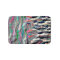 Hills and Mountains Abstract Watercolor Bath Mat