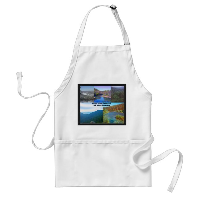Hills and Rivers of the Ozarks Adult Apron (Front)