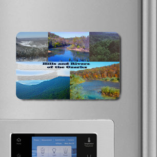 Hills and Rivers of the Ozarks Flexible Magnet
