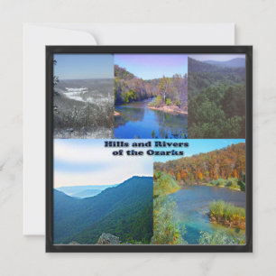 Hills and Rivers of the Ozarks Invitation