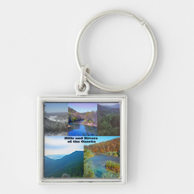Hills and Rivers of the Ozarks Keychain (Front)