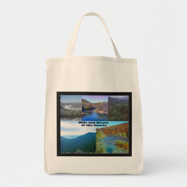 Hills and Rivers of the Ozarks Tote Bag (Front)
