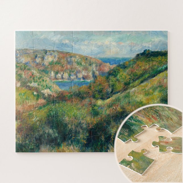 Hills around the Bay of Moulin Huet, Renoir Jigsaw Puzzle (Creator Uploaded)