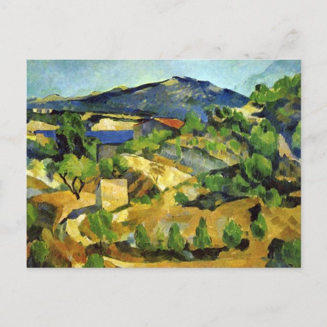 Hills in the French Provence - Paul Cezanne Postcard (Front)