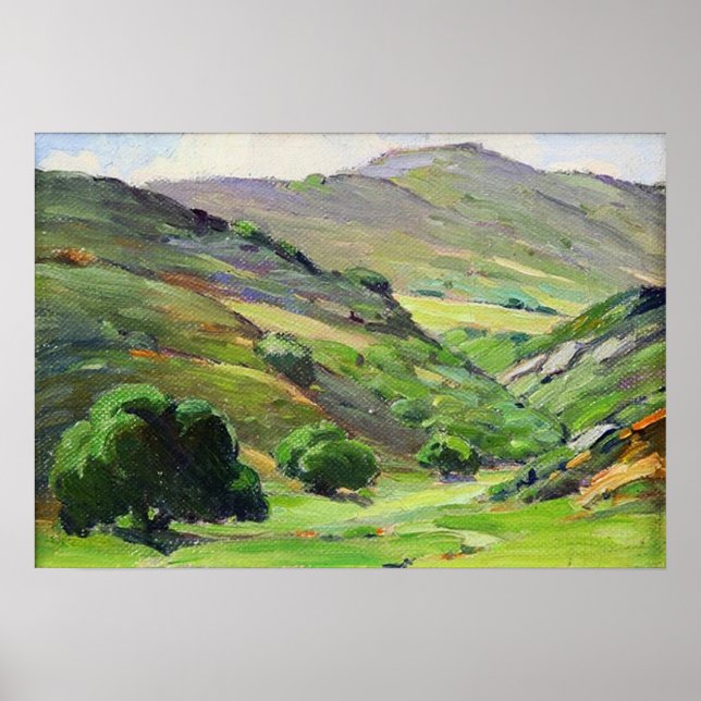 Hills - Laguna Canyon Winter Poster (Front)