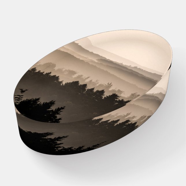 Hills Landscape Photo Paperweight (Angled)