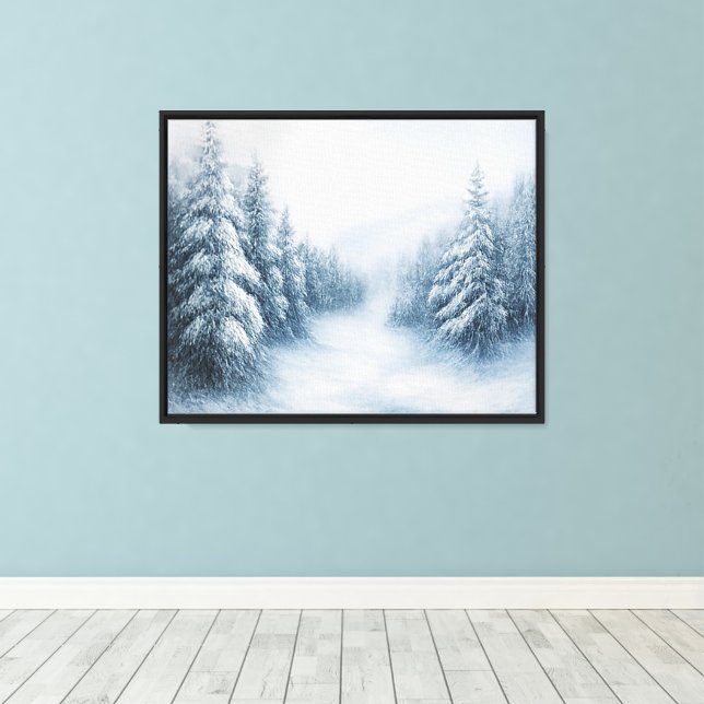 Hills Landscape Wall Art (Insitu(Wood Floor))