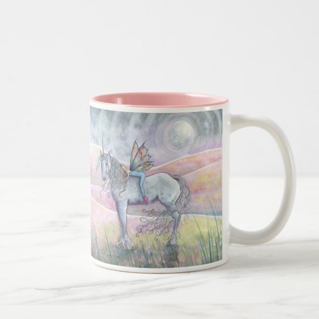 Hills of Enchantment Fairy Unicorn Mug (Right)