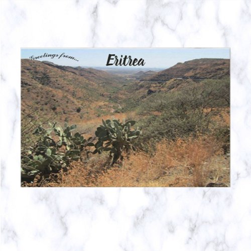 Hills of Eritrea Postcard