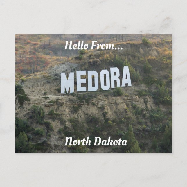 Hills of Medora Postcard (Front)
