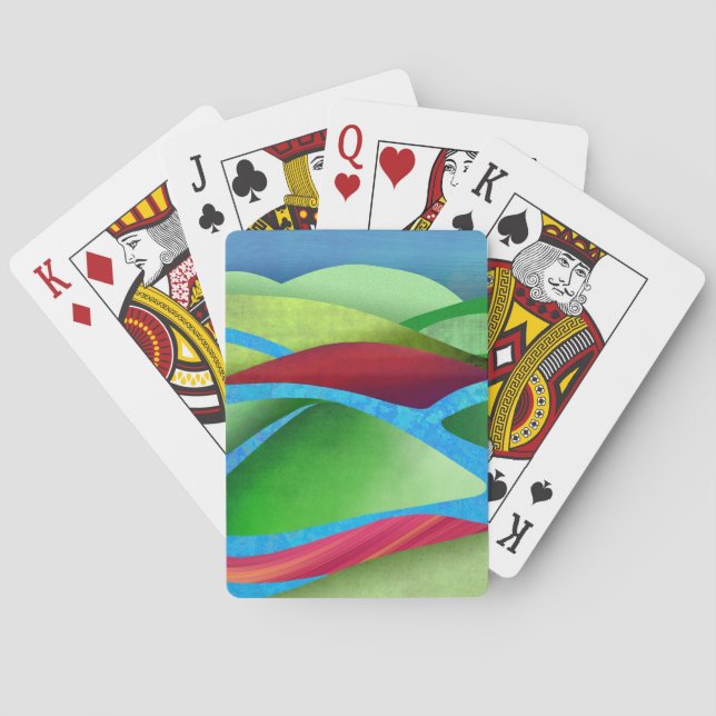 Hills On Ice Poker Cards (Back)