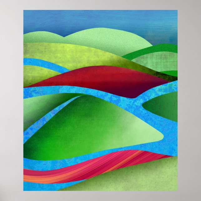 Hills On Ice Poster (Front)