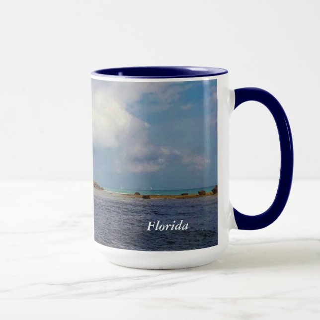 Hillsboro Inlet Light Custom Mug (Right)