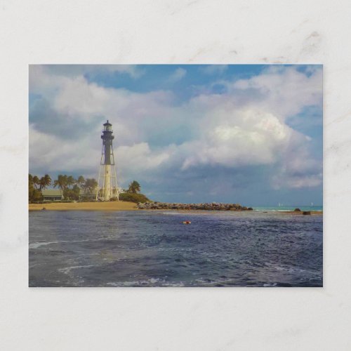 Hillsboro Inlet Light Custom Postcard