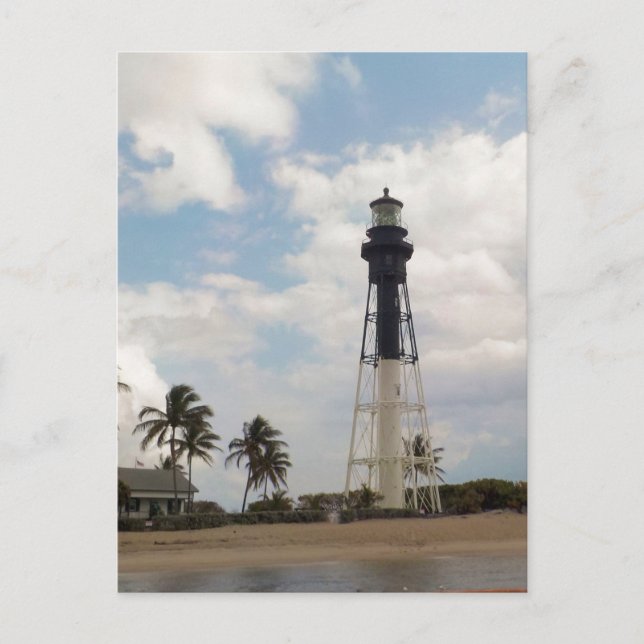 Hillsboro Inlet Light Tower Custom Postcard (Front)