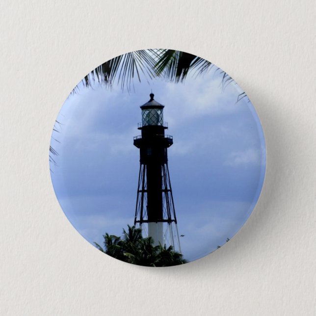 Hillsboro Inlet Lighthouse Pinback Button (Front)