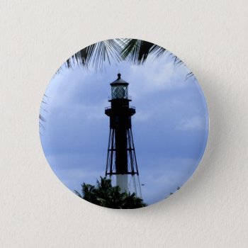 Hillsboro Inlet Lighthouse Pinback Button by lighthouseenthusiast at Zazzle
