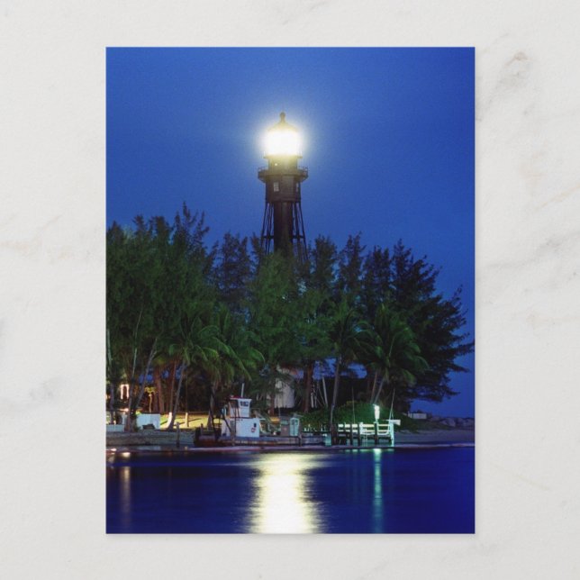 Hillsboro Lighthouse postcard (Front)