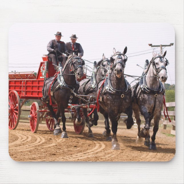 hillsboro ohio draft horse show mouse pad (Front)