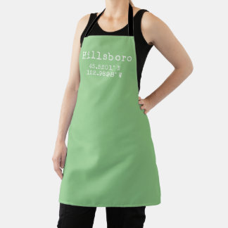Hillsboro Oregon Latitude Longitude Apron