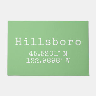 Hillsboro Oregon Latitude Longitude   Doormat