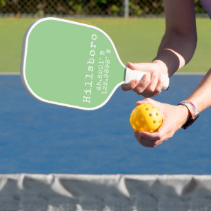 Hillsboro Oregon Latitude Longitude Pickleball Paddle