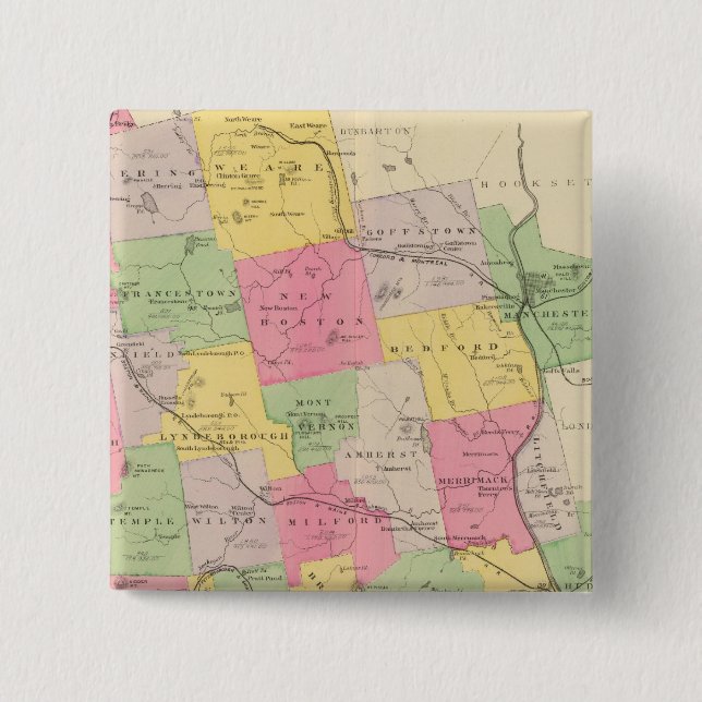 Hillsborough County Pinback Button (Front)