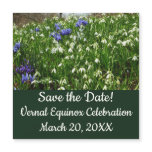 Hillside of Early Spring Flowers Landscape