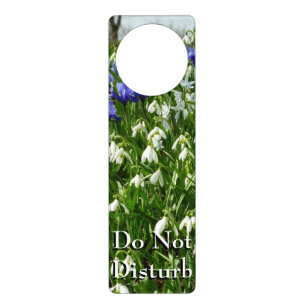 Hillside of Early Spring Flowers Landscape Door Hanger