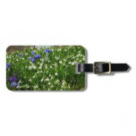Hillside of Early Spring Flowers Landscape Luggage Tag