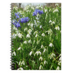 Hillside of Early Spring Flowers Landscape Notebook