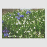 Hillside of Early Spring Flowers Landscape Tissue Paper