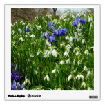 Hillside of Early Spring Flowers Landscape Wall Decal