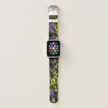 Hillside of Purple and Yellow Pansies Apple Watch Band