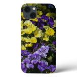 Hillside of Purple and Yellow Pansies iPhone 13 Case