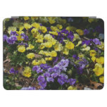 Hillside of Purple and Yellow Pansies iPad Air Cover