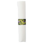 Hillside of Purple and Yellow Pansies Napkin Bands