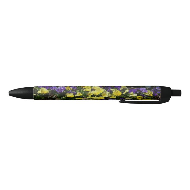 Hillside of Purple and Yellow Pansies Pen (Bottom)