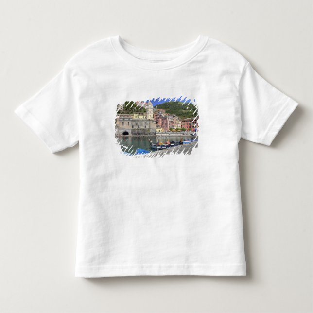 Hillside town of Vernazza, Cinque Terre, Liguria Toddler T-shirt (Front)