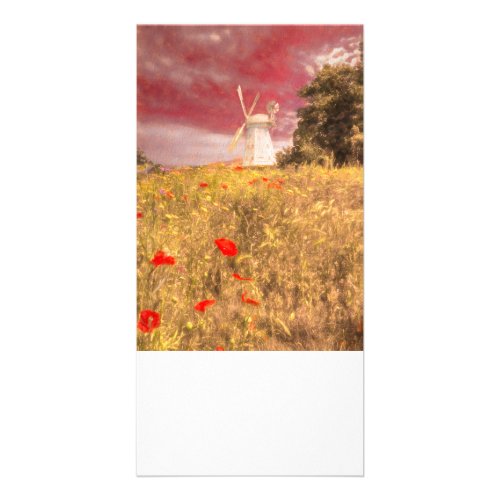 Hillside Windmill Card