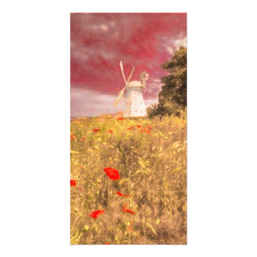 Hillside Windmill Card