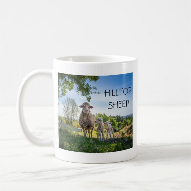Hilltop sheep, Mug (Left)