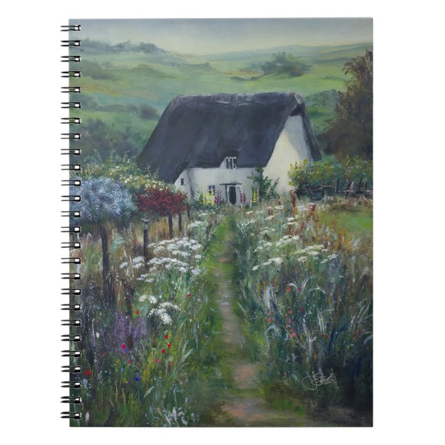 "Hillview- An English Cottage" Notebook (Front)