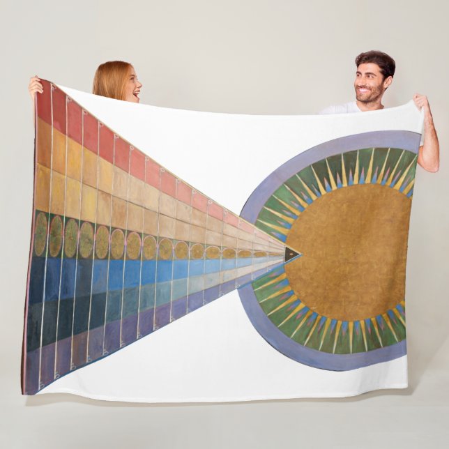 Hilma af Klint - Altarpiece  Fleece Blanket (In Situ)